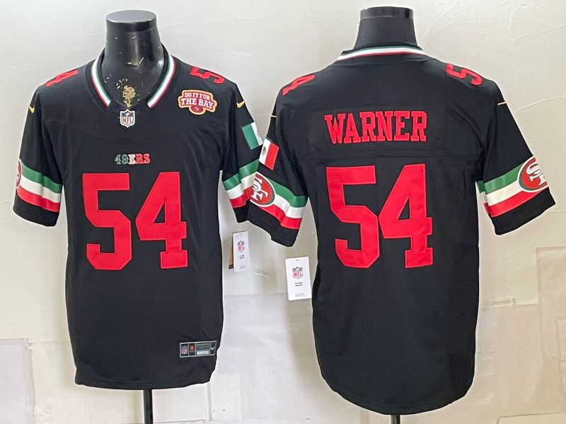 Men 2026 San Francisco 49ers #54 Warner black Nike Limited NFL Jersey 07023067->new york yankees->MLB Jersey